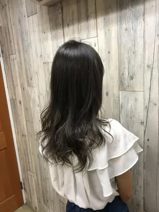 ロング カラー パーマ ヘアアレンジ メンズ キッズ Forest. -髪質改善-のヘアスタイル