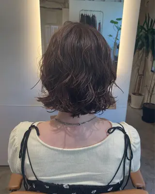 パーマ 中野渡 真利那のヘアスタイル