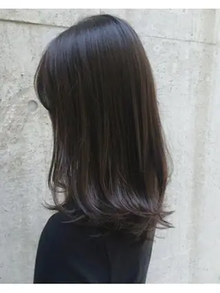 ミディアム カラー Agu hair 清尾 浩昭のヘアスタイル