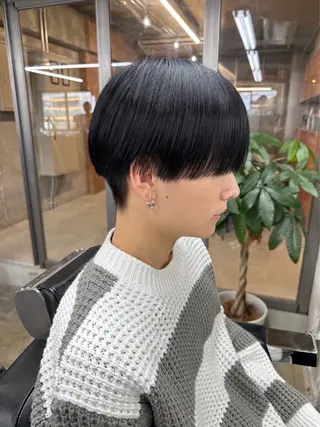 ショート メンズ 亀井隆汰/メンズ専門 パーマ/フェード可のヘアスタイル