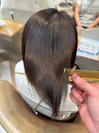 ショート レイヤー🪽縮毛矯正 🪽Wカラー/大田のヘアスタイル
