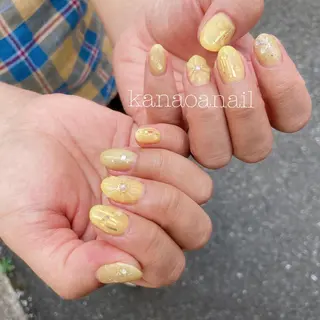 ネイル 地爪育成💅 kanaoanailのネイルデザイン