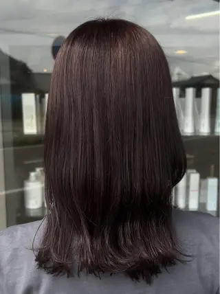 ミディアム カラー arika もえのヘアスタイル