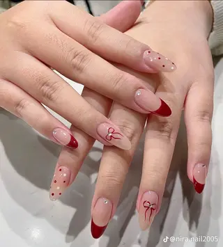 ロング RUBY NAIL SPAのネイルデザイン
