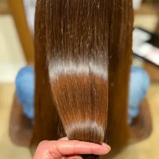 ロング 髪質改善縮毛矯正 美容師✂️山崎竜二のヘアスタイル