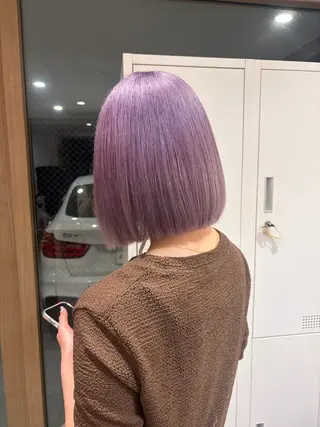 ショート カラー BLEACH YURINA⭐️のヘアスタイル