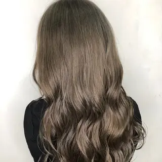 ロング カラー 縮毛矯正/ワンカラー モデル募集🫧田村のヘアスタイル