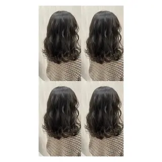 ミディアム カラー 店長✨レイヤー✖️ 髪質改善✖️韓国ヘアのヘアスタイル