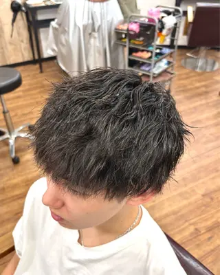 パーマ メンズ 【メンズ特化】 横浜美容師kuのヘアスタイル