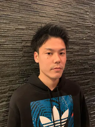 ショート メンズ 田中 千恩のヘアスタイル