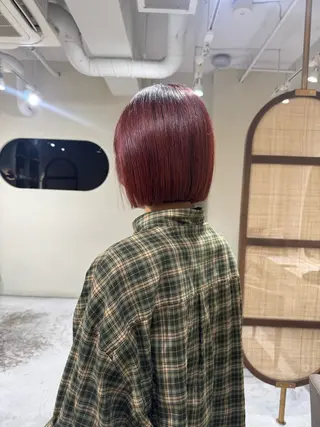 カラー 中澤 眸乃のヘアスタイル