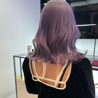 ミディアム カラー 相川 愛実のヘアスタイル