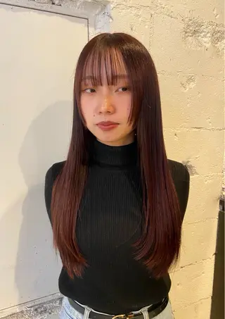 ロング カラー レイヤーカット🎀 NANAHAのヘアスタイル