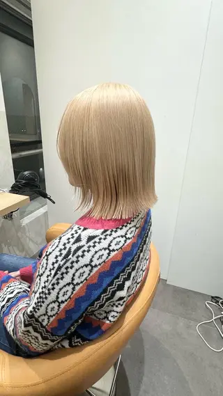 ショート カラー 札幌ブリーチカラー/ ダブルカラー/ドイのヘアスタイル