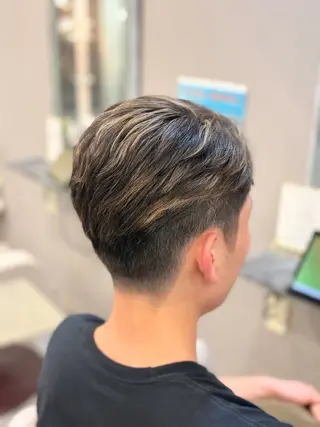 ショート メンズ レイヤー/透けカラー ✨KANAのヘアスタイル