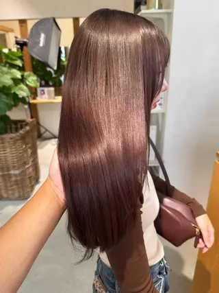 ロング カラー 中西 倖 美髪カラー /透明感カラーのヘアスタイル