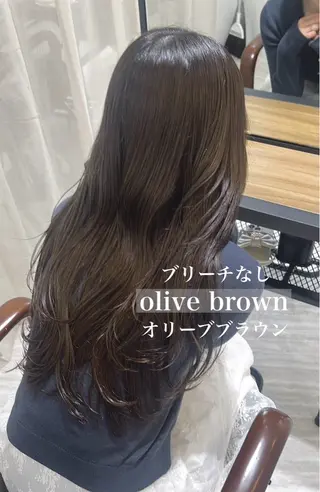 ロング カラー 似合わせバランス得意 青野さくらのヘアスタイル