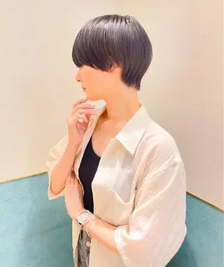 ショート ショート/ボブ 艶髪カラーTOSHIのヘアスタイル