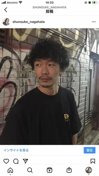 メンズ ブリーチ/ウルフ特化 渋谷カルチャー交差点のヘアスタイル