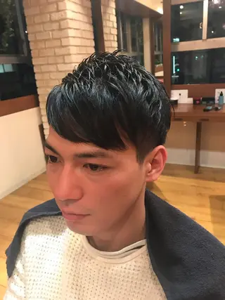 メンズ 銀座フリーランススタ イリストMIYUKIのヘアスタイル