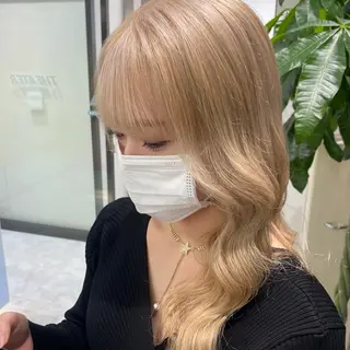 ロング カラー 💗爆美女製造機💗 ハイトーン-髪質改善のヘアスタイル