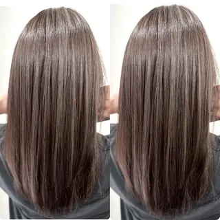 ロング カラー 切っぱなし💇‍♀️ イヤリング🎨龍之介のヘアスタイル
