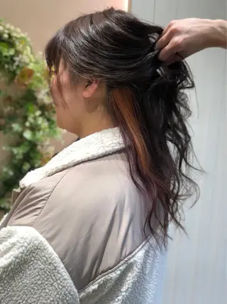 セミロング カラー 鈴木 涼太のヘアスタイル