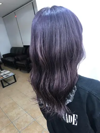 ロング カラー 松田 真央のヘアスタイル
