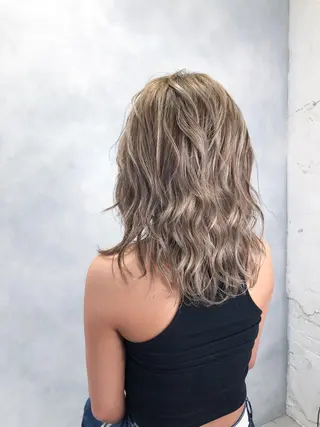 セミロング カラー welring hair salonのヘアスタイル