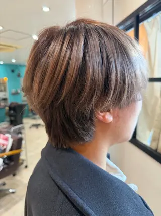 カラー メンズ 髪質改善⭐️透明感 カラーノグチショウタのヘアスタイル
