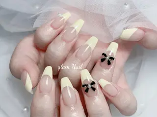 ネイル 🫧えび シンプルデザイン🫧のネイルデザイン