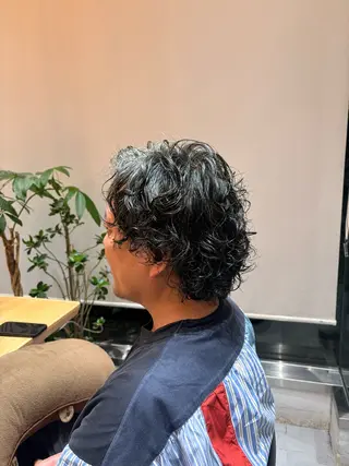 パーマ メンズ 🌻花音🌻メンズ /艶カラー/Wカラーのヘアスタイル