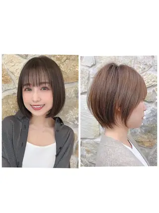 ショート 梶 久菜乃のヘアスタイル