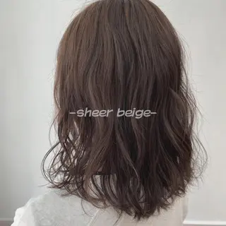 セミロング カラー パーマ ヘアアレンジ メンズ キッズ ネイル マツエク・マツパ 横浜Bob美容師🤎 ERINAのヘアスタイル