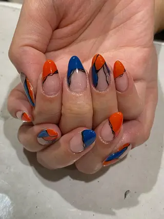 ネイル Apri  Lush 大金のネイルデザイン