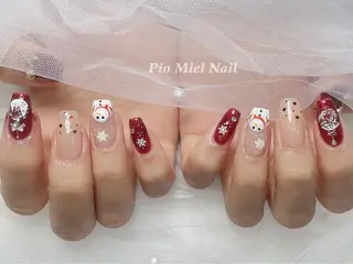 ネイル HANA 長さだしのネイルデザイン