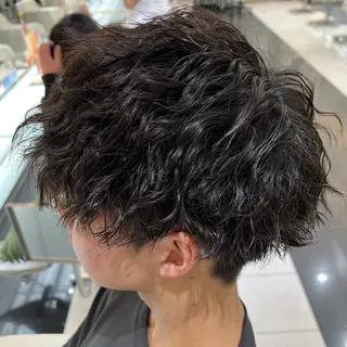 パーマ メンズ NYNY姫路本店 メンズパーマ藤川時也のヘアスタイル