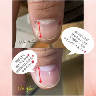 メンズ クーラアンド ベリッシモのネイルデザイン