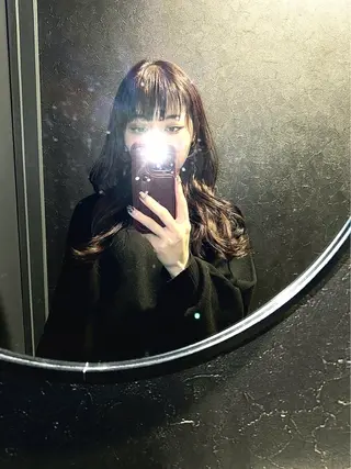 セミロング カラー 似合う髪型見つけます AYAKAのヘアスタイル