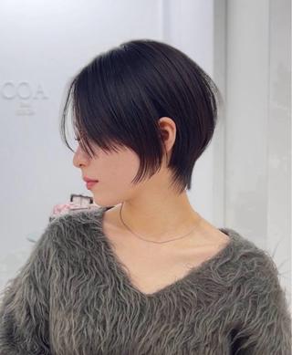 ショート カラー 無料募集/大人可愛い ショートカット 日向のヘアスタイル