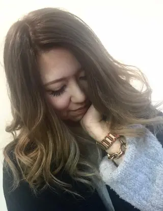 ロング カラー パーマ ヘアアレンジ ネイル マツエク・マツパ 吉川 宙翔のヘアスタイル