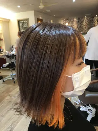 ミディアム カラー plaatje 義見のヘアスタイル