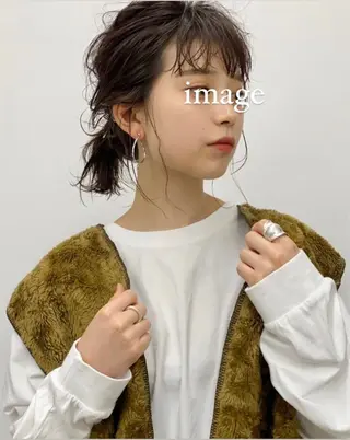 ミディアム パーマ 🍊mai🍊 似合わせスタイル🌿のヘアスタイル