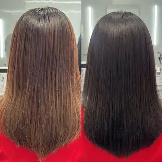 ミディアム モデル支持率Ｎｏ．1 透明感グレージュのヘアスタイル