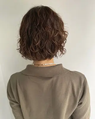 ショート パーマ 伊藤 壮尭のヘアスタイル