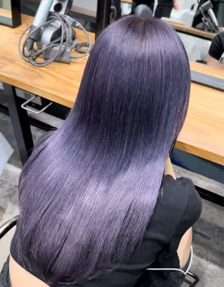 ロング カラー 奥山 みのりのヘアスタイル