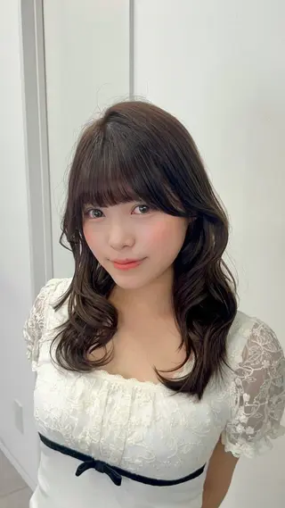 ゆうさ 縮毛矯正 似合わせカットのヘアスタイル