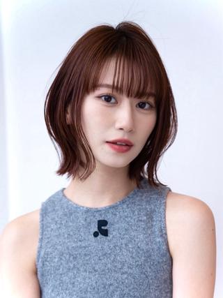 ミディアム カラー 渋谷ボブ特化 /田中航平のヘアスタイル