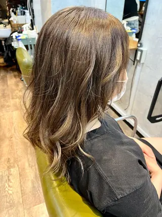 ミディアム カラー 松井 敬太郎のヘアスタイル