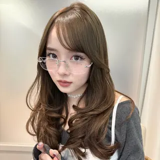 ロング 透明感🍨レイヤー ヘアセット/miyuのヘアスタイル